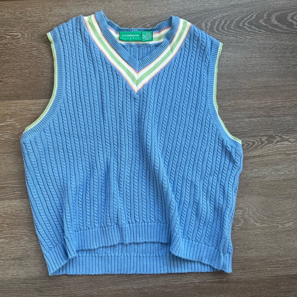 Vintage Liz Claiborne Sweater Vest